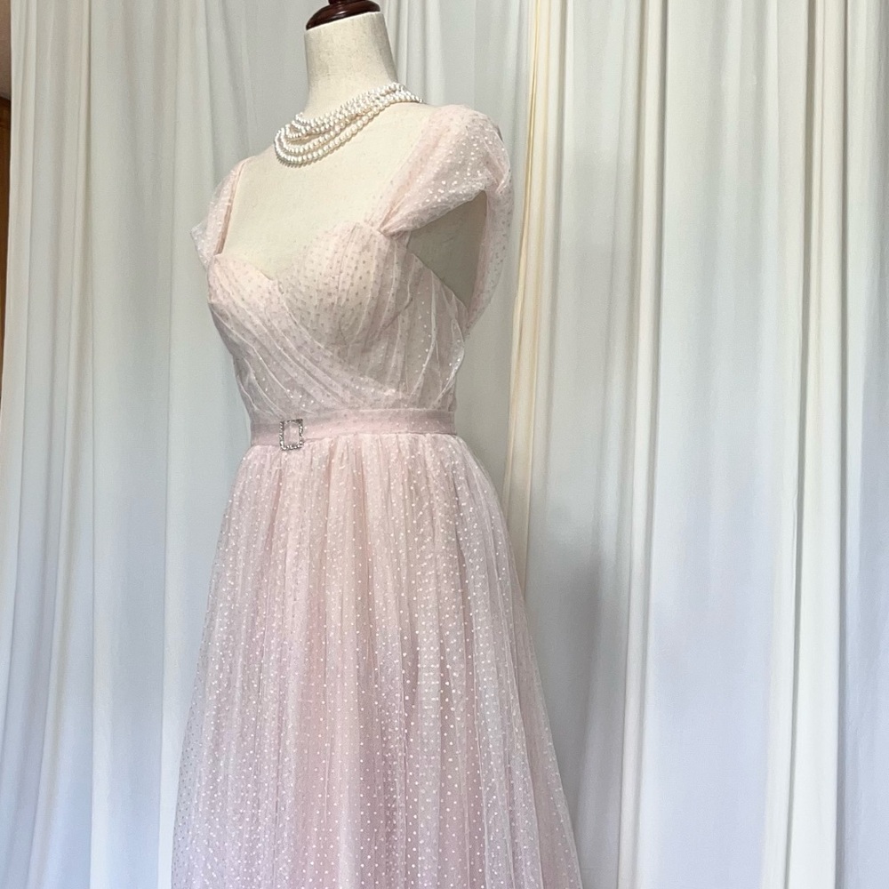 Vintage Pink Gown -Glinda from Wicked and The Wizard of Oz Halloween Costume - Picture 8 of 11